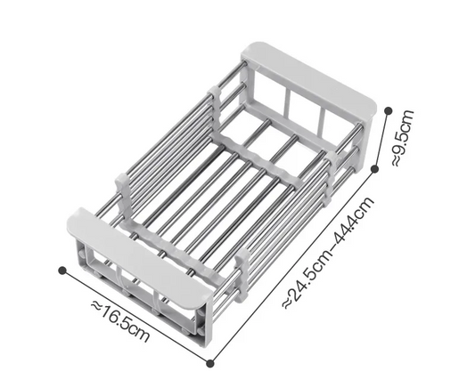 Panier en acier inoxydable réglable pour une organisation parfaite de la cuisine
