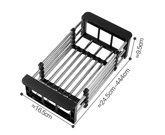 Panier en acier inoxydable réglable pour une organisation parfaite de la cuisine
