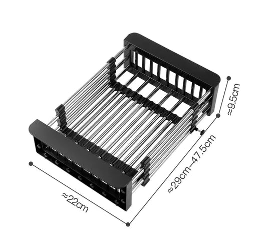 Panier en acier inoxydable réglable pour une organisation parfaite de la cuisine