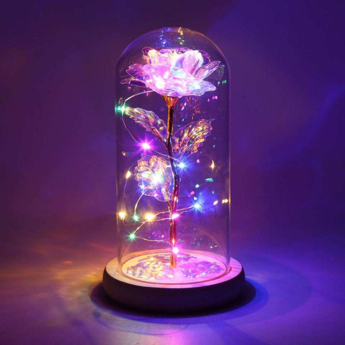 Rose Galaxie Enchantée – Un cadeau intemporel d'amour et de magie