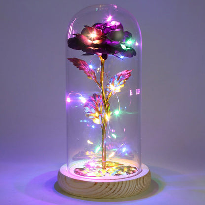 Rose Galaxie Enchantée – Un cadeau intemporel d'amour et de magie