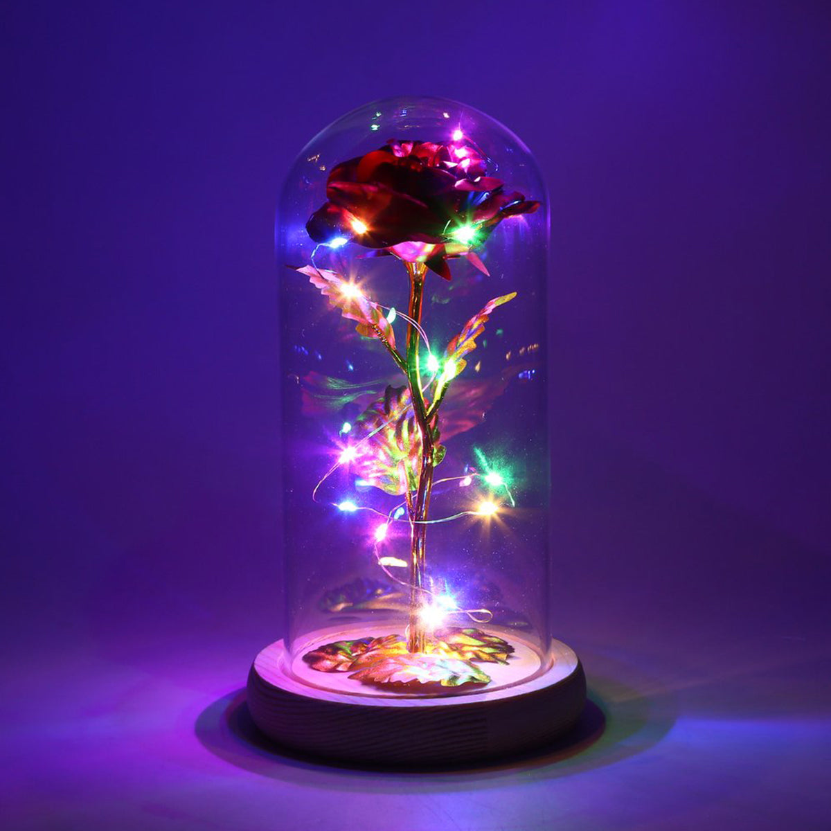 Rose Galaxie Enchantée – Un cadeau intemporel d'amour et de magie