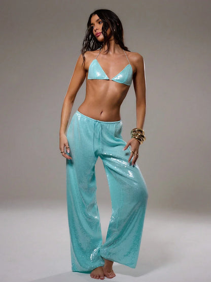 Pantalon à Paillettes Veyla Glimmer