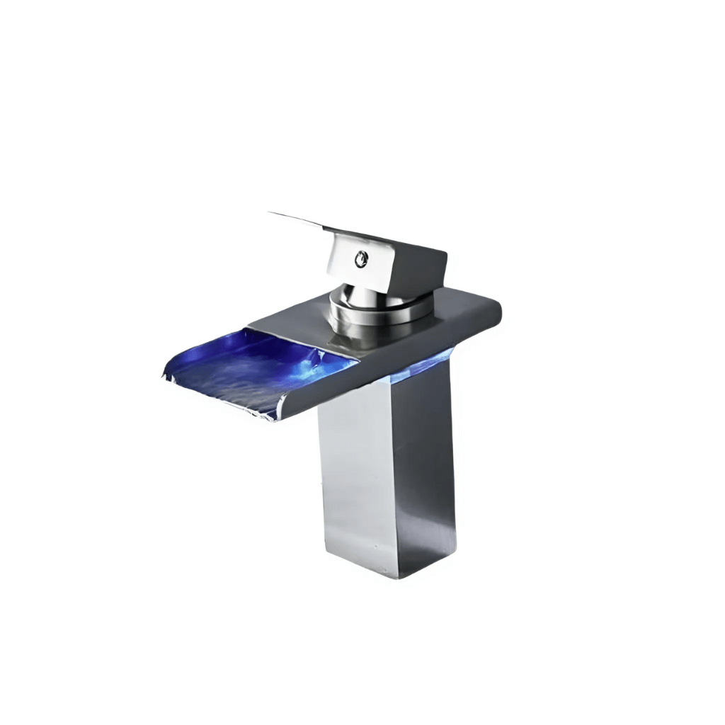 Robinet LED Vidric Cascade – Avec affichage de température et design élégant pour salles de bains modernes