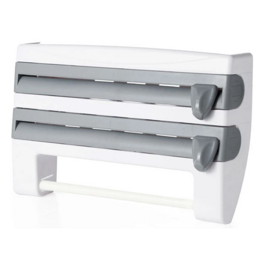 Coupe-rouleau polyvalent & support de rouleaux de cuisine – Idéal pour une organisation efficace de la cuisine