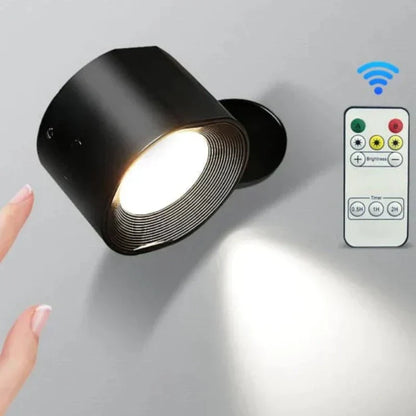 Wandi Applique Murale Rechargeable Sans Fil – Éclairage Réglable à 360° avec Smart-Touch et Charge USB