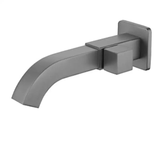 Robinet mural moderne en laiton – Design élégant avec des options de finition polyvalentes