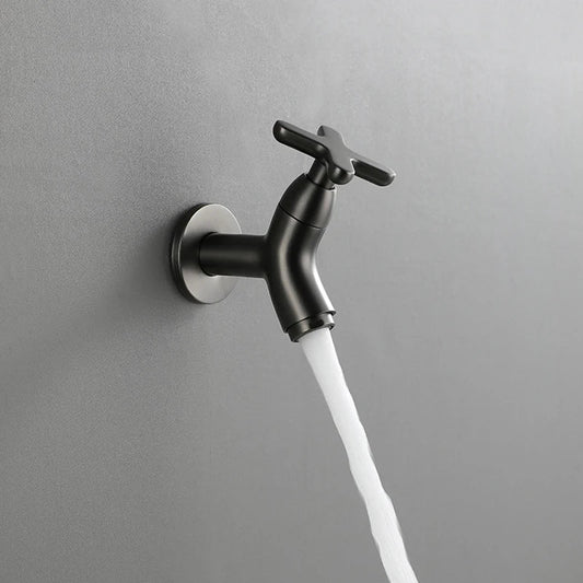 Robinet en laiton monté sur mur – Mélangeur monocommande durable pour espaces intérieurs et extérieurs
