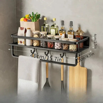 Étagère de cuisine murale – Solution de rangement élégante et gain de place