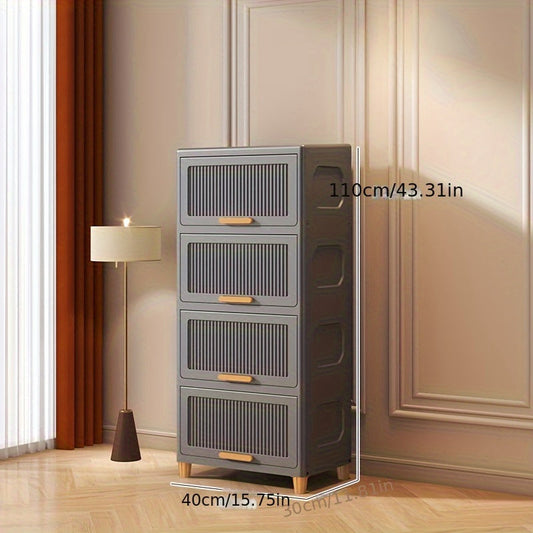 Boîte de rangement étanche avec couvercle à rabat – Parfaite pour la maison, la cuisine et le bureau