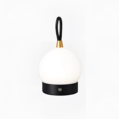 Lampe de table LED sans fil et étanche – Design orb portable avec fonction de charge rapide, pour intérieur et extérieur