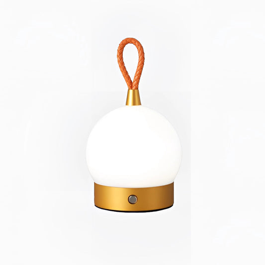 Lampe de table LED sans fil et étanche – Design orb portable avec fonction de charge rapide, pour intérieur et extérieur