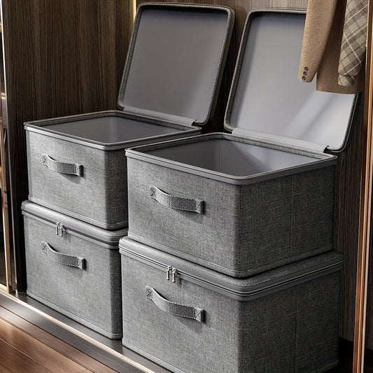 Boîte de rangement étanche et empilable – Grande capacité pour les objets ménagers