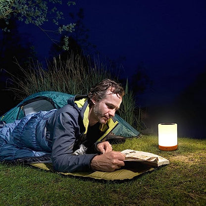 Lampe de nuit LED rechargeable avec contrôle tactile – Lumière d'ambiance dimmable avec modes RGB et blanc chaud
