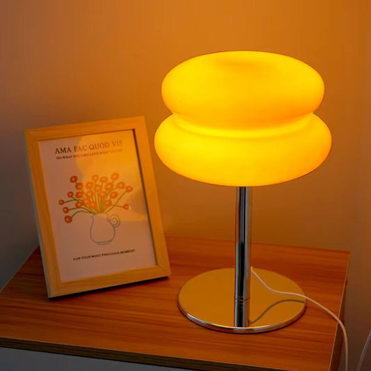 WolkenLampe Retro – Lampe de table en verre unique avec modes de couleur dimmables