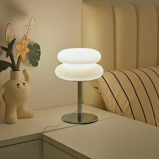 WolkenLampe Retro – Lampe de table en verre unique avec modes de couleur dimmables