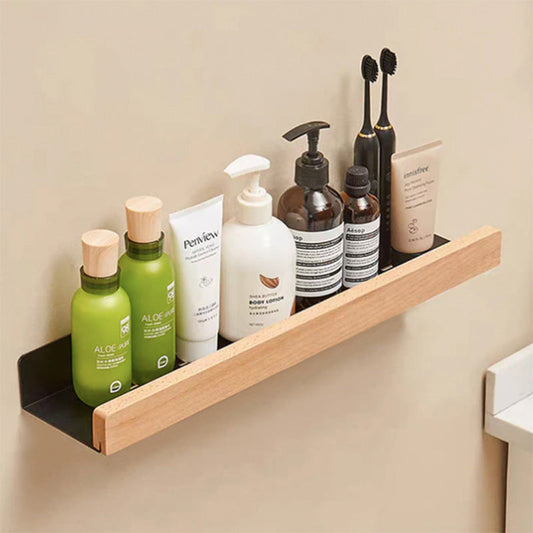 Étagère de salle de bain robuste en aluminium – étagère murale gain de place