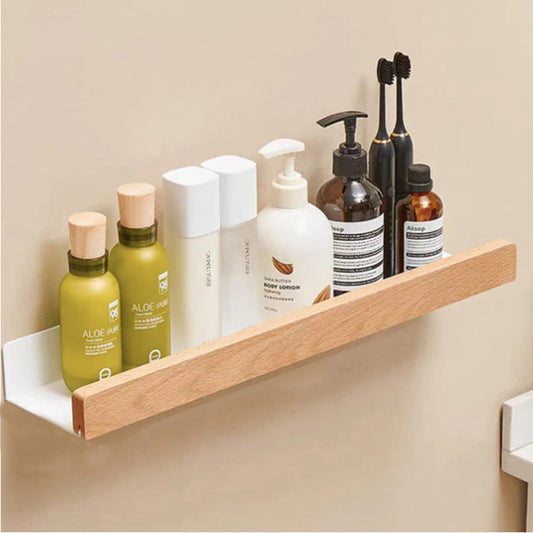 Étagère de salle de bain robuste en aluminium – étagère murale gain de place