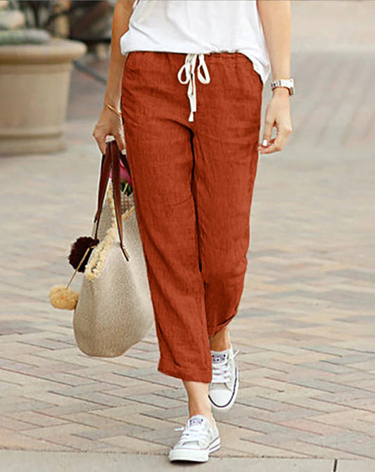Amélie - Pantalon En Lin Confortable