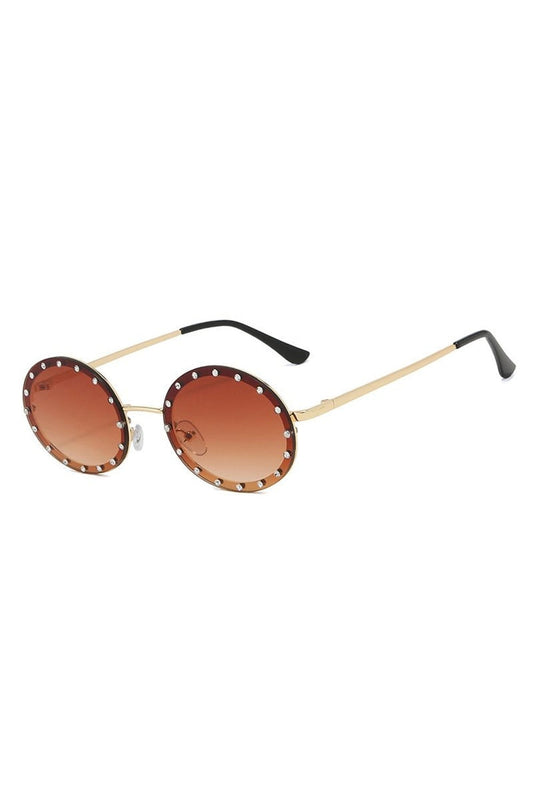 Lunettes de soleil rondes classiques et esthétiques