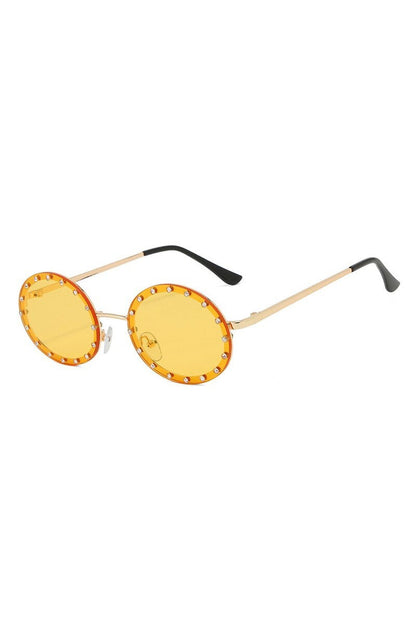 Lunettes de soleil rondes classiques et esthétiques