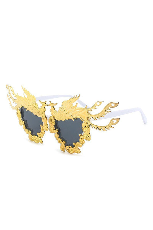 Lunettes de soleil esthétiques Dragon et Phénix