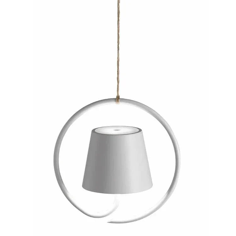 Lampe suspendue LED rechargeable – Design moderne pour l'intérieur et l'extérieur