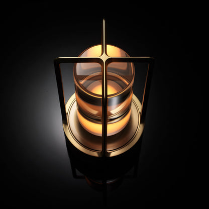 Lampe de table LED rechargeable moderne au style rétro – Design en aluminium portable