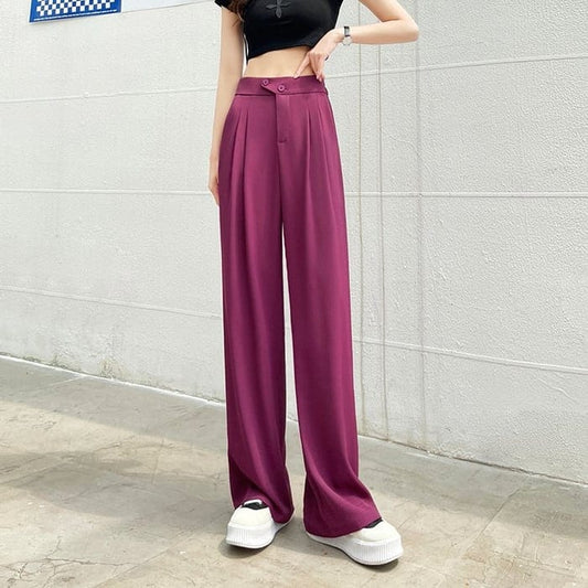 Émeline - Pantalon Large Élégant