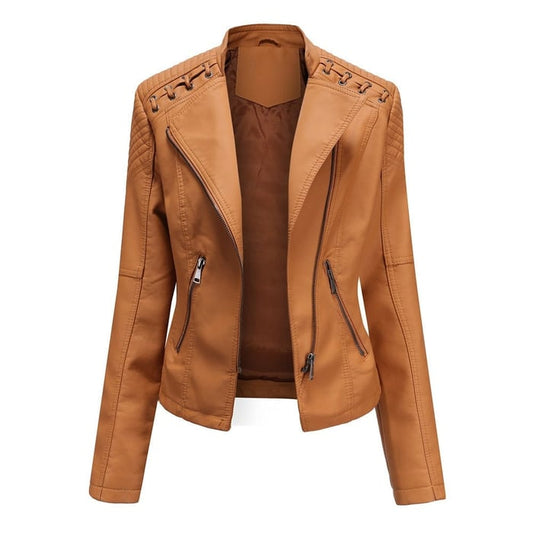 Variant image for Veste en Cuir Femme | Blouson Automne Hiver | Marie-43