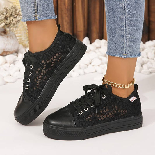 Baskets Chic à Lacets pour Femmes