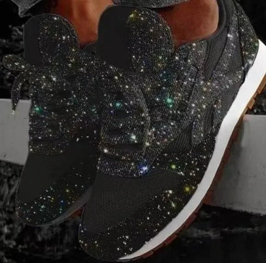 Baskets Éblouissantes en Paillettes pour Femmes