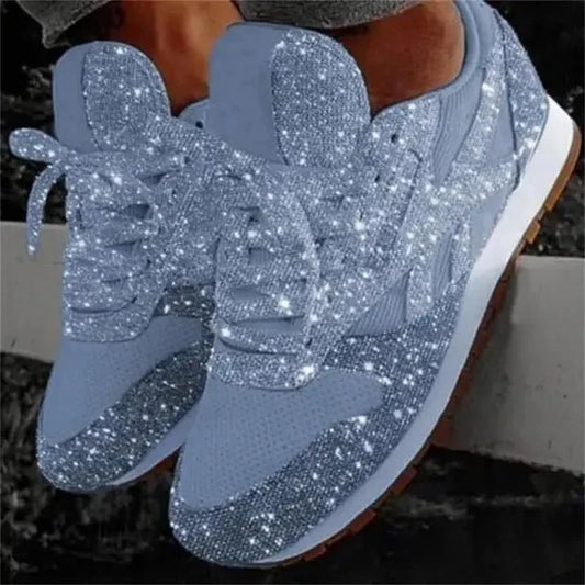 Baskets Éblouissantes en Paillettes pour Femmes