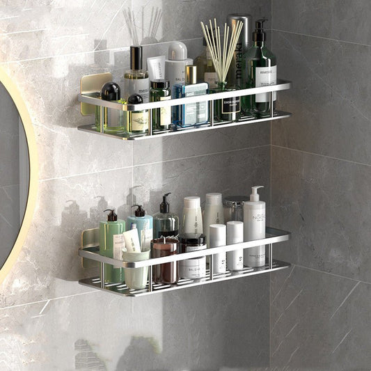 Étagère murale autocollante – Étagère de rangement pour salle de bain sans perçage