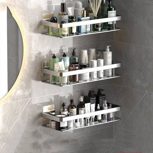 Étagère murale autocollante – Étagère de rangement pour salle de bain sans perçage