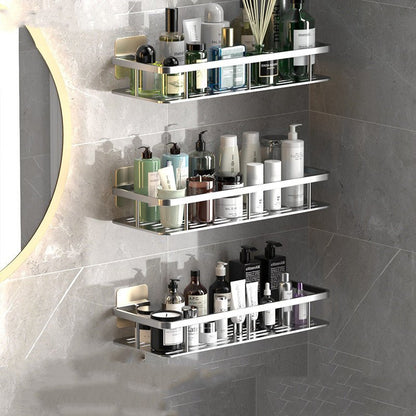 Étagère murale autocollante – Étagère de rangement pour salle de bain sans perçage
