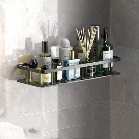 Étagère murale autocollante – Étagère de rangement pour salle de bain sans perçage