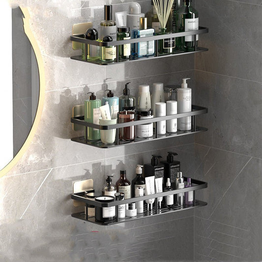 Étagère murale autocollante – Étagère de rangement pour salle de bain sans perçage