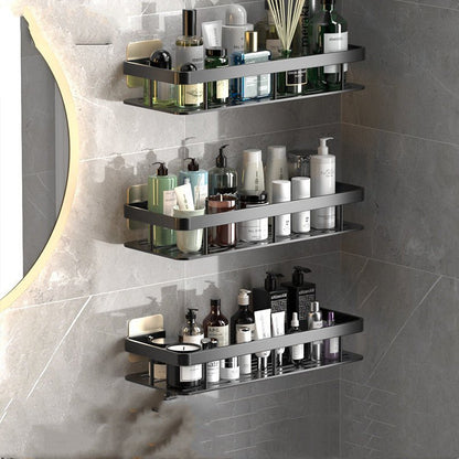 Étagère murale autocollante – Étagère de rangement pour salle de bain sans perçage