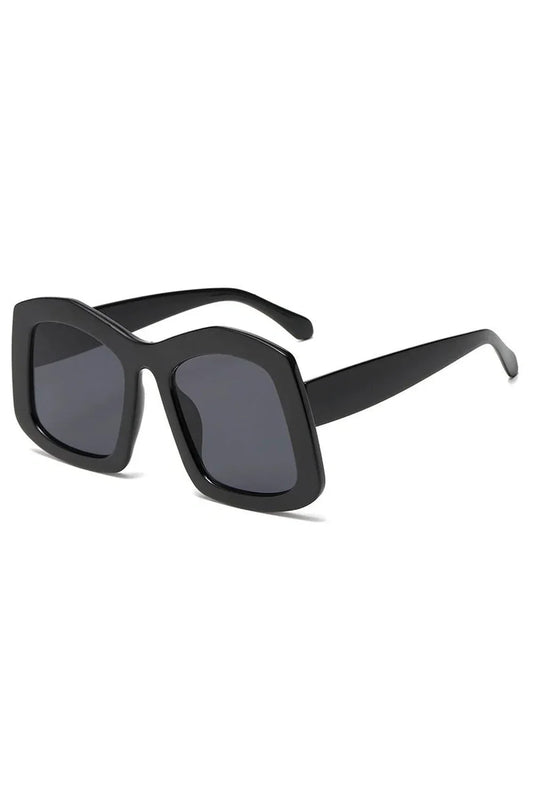 Lunettes de soleil carrées à grand dégradé