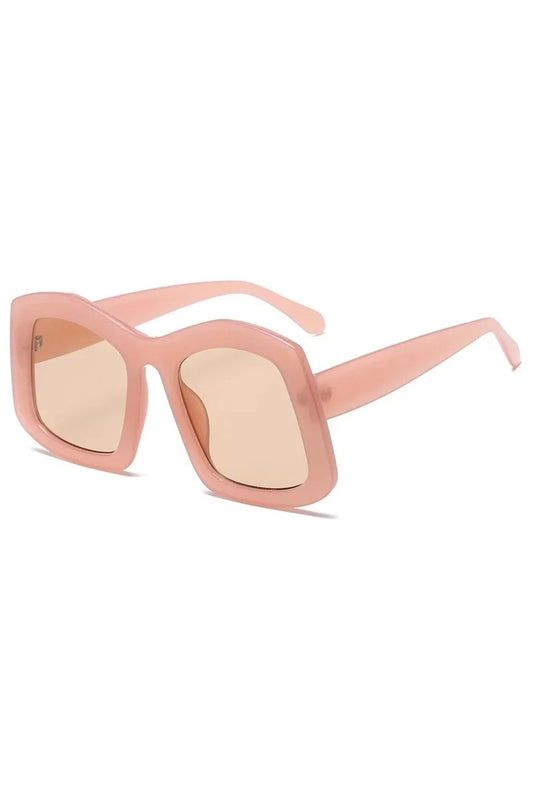 Lunettes de soleil carrées à grand dégradé