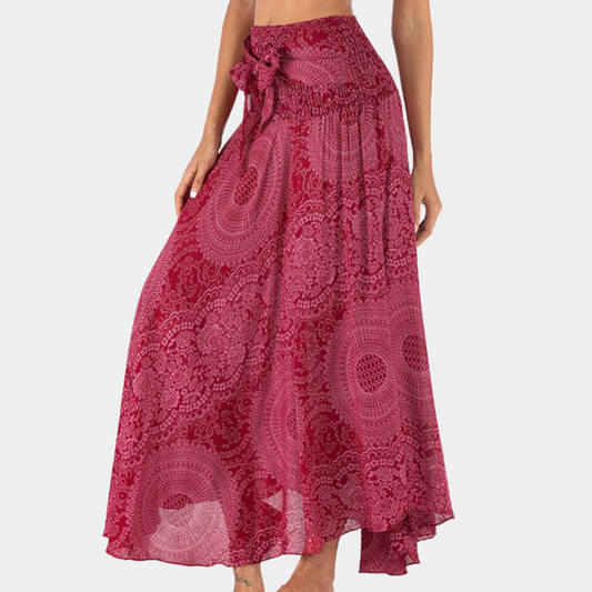 Variant image for Jupe Longue Femme Bohème Chic en Coton Ajustement Flatteur Taille S à XL-21