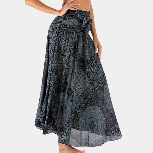 Variant image for Jupe Longue Femme Bohème Chic en Coton Ajustement Flatteur Taille S à XL-16