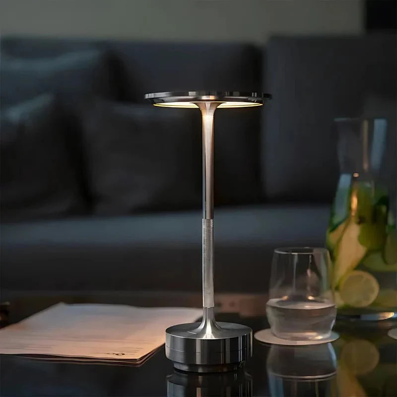 Lampe de table sans fil rechargeable – Portable et avec contrôle tactile