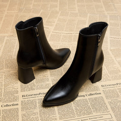 Bottines Élégantes en Noir pour Femmes