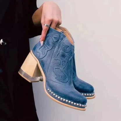 Bottines Élégantes en PU pour Femmes