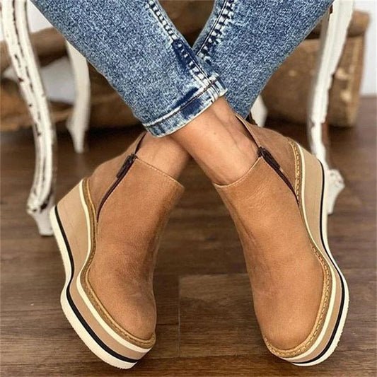 Bottines en PU Élégantes pour Femmes