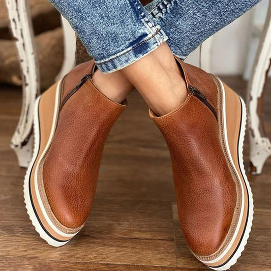 Bottines en PU Élégantes pour Femmes