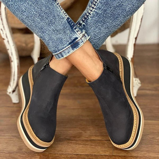 Bottines en PU Élégantes pour Femmes