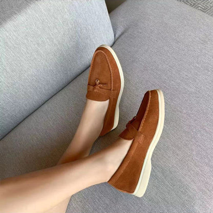 Mocassins Femmes Confortables en Cuir Synthétique - Loafers Femme Automnaux, Style Décontracté, Disponibles en 4 Couleurs